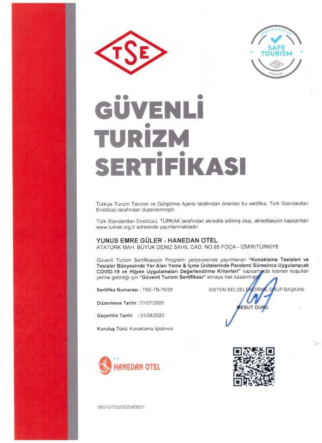 Hanedan Otel Foca Izmir Ngoại thất bức ảnh